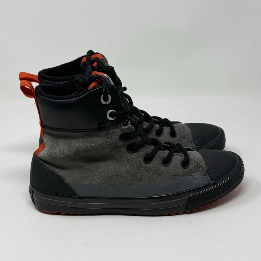 Converse Chuck Taylor All Star Asphalt Boots Sneakers Boys Girls 5 Gray Suede